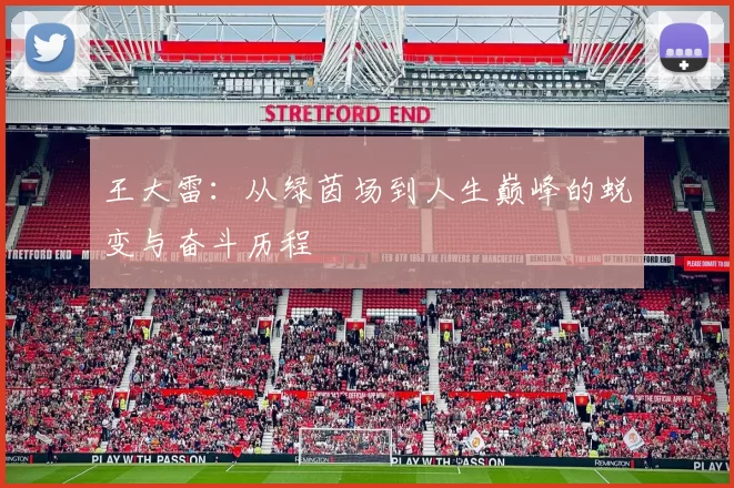 王大雷：从绿茵场到人生巅峰的蜕变与奋斗历程