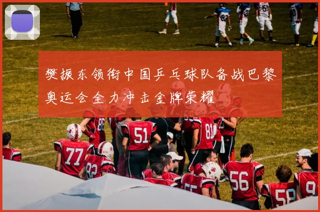 樊振东领衔中国乒乓球队备战巴黎奥运会全力冲击金牌荣耀